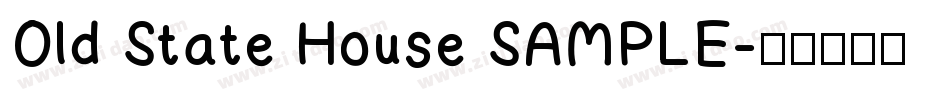 Old State House SAMPLE字体转换